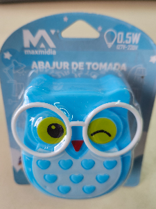 Abajur de Tomada Coruja c/ Oculos