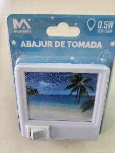 Abajur de Tomada Fluorescente