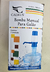 Bomba p/ garrafa d'agua